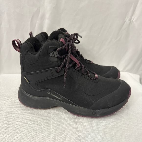 Icebug Womens Pace 3 BUGrip GTX Boots GoreTex Size 7.5 Studded Snow Ice Hiking - Picture 1 of 11